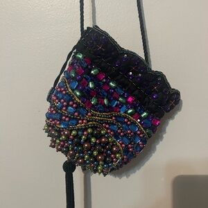 Colorful Beaded Women's Bag